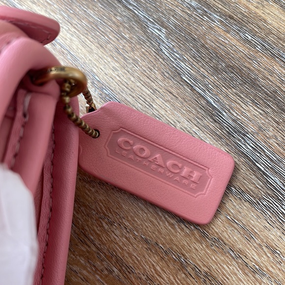 Coach Kip Turnlock Crossbody With Quilting in Candy Pink - Picture 2 of 14